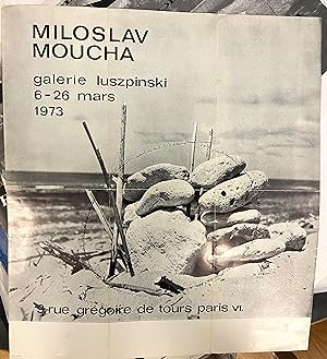 Seller image for MILOSLAV MOUCHA: Original exhibition poster - 53 x 47 cm POSTER for sale by ART...on paper - 20th Century Art Books