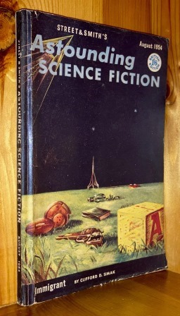 Bild des Verkufers fr Astounding Science Fiction: UK #120 - Vol X No 8 / August 1954 zum Verkauf von bbs