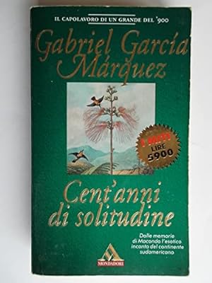 Image du vendeur pour Cent'anni di solitudine - Gabriel Garca Mrquez mis en vente par libreria biblos