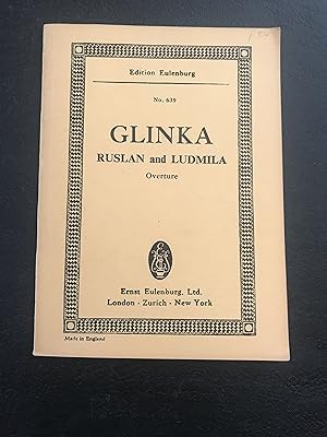 Seller image for Overture to the Opera Ruslan and Ludmila(Eulenburg Miniature Scores) for sale by Sheapast Art and Books