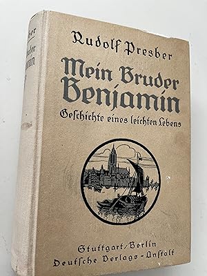 Bild des Verkufers fr Mein Bruder Benjamin, Geschichte eines leichten Lebens zum Verkauf von Verkauf histor. Bcher 16. - 20. Jh.
