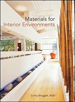 Imagen del vendedor de Materials for Interior Environments a la venta por Reliant Bookstore