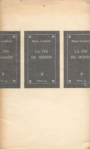 La fin du monde filmée par l'Ange N.-D. (avec une préface de l'auteur).