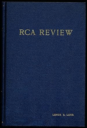 Seller image for RCA REVIEW. A Quarterly Journal of Radio Progress. Volume I, 1936-1937. for sale by Alkahest Books