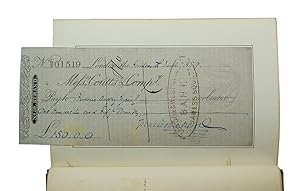 Signed Check [Bound Within] Charles Dickens. The Story of His Life. With illustrations and facsim...