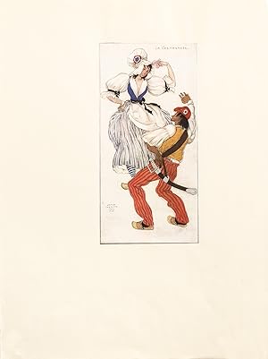1937 French Dance Poster, La Carmagnole - Ivanoff