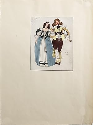 1937 French Dance Poster, La Pavane - Ivanoff