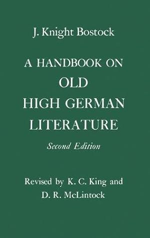 Seller image for A Handbook on Old High German Literature for sale by WeBuyBooks