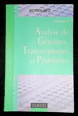 Image du vendeur pour Analyse de gnomes Transcriptomes et protomes mis en vente par LibrairieLaLettre2