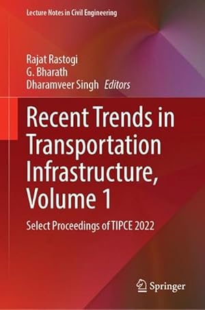 Seller image for Recent Trends in Transportation Infrastructure, Volume 1 (Hardcover) for sale by Grand Eagle Retail