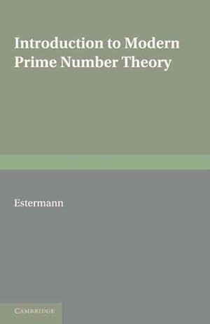 Imagen del vendedor de Introduction to Modern Prime Number Theory a la venta por GreatBookPricesUK