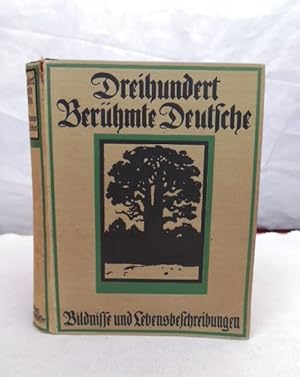 Bild des Verkufers fr Dreihundert berhmte Deutsche. Bildnisse in Holzschnitt von Moritz Klinkicht. zum Verkauf von Antiquariat Bler