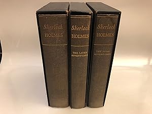 Imagen del vendedor de The Adventures of Sherlock Holmes; the Later Adventures of Sherlock Holmes; the Final Adventures of Sherlock Holmes (Three Volumes) a la venta por Needham Book Finders