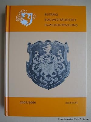 Image du vendeur pour Beitrge zur westflischen Familienforschung (BzwF). Band 63/ 64 - 2005/ 2006. mis en vente par Antiquariat Hans-Jrgen Ketz
