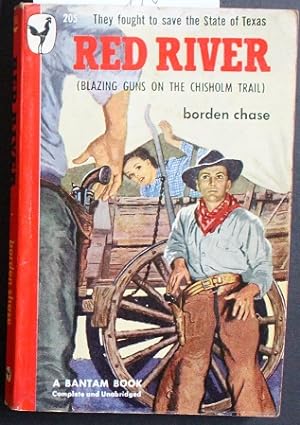 RED RIVER, Blazing Guns on the Chisholm Trail; (1949; Movie Tie-in Starring : JOHN WAYE and Montg...