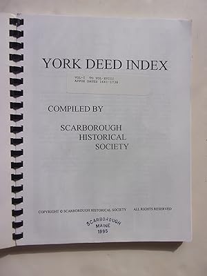 York (Maine) Deed Index