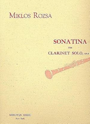 Imagen del vendedor de Sonatina op.27for clarinet solo a la venta por Smartbuy