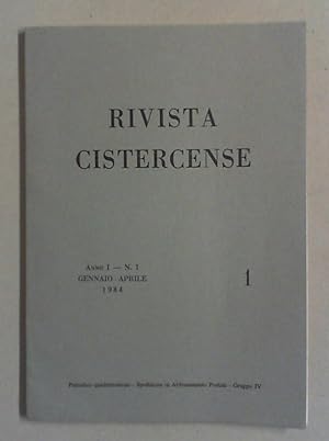 Bild des Verkufers fr Rivista Cistercense. Jg. 1 (1984), Nr. 1. zum Verkauf von Antiquariat Sander