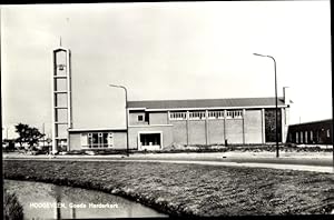 Bild des Verkufers fr Ansichtskarte / Postkarte Hoogeveen Drenthe Niederlande, Kirche des Guten Hirten zum Verkauf von akpool GmbH