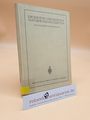 Seller image for Ergebnisse der exakten Naturwissenschaften: 26. Band for sale by Roland Antiquariat UG haftungsbeschrnkt