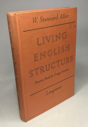 Bild des Verkufers fr Living english structure a practice book for foreign students - avec son livret zum Verkauf von crealivres