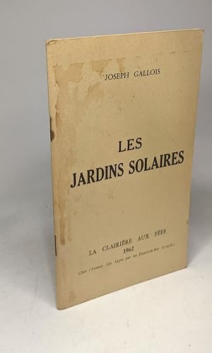 Image du vendeur pour Les jardins solaires mis en vente par crealivres