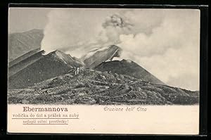Ansichtskarte Etna, Eruzione dell`Etna
