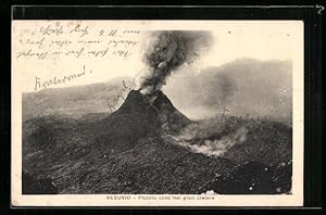 Ansichtskarte Vesuvio, Piccolo cono nel gran cratere
