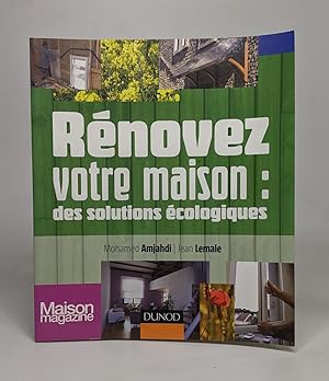 Image du vendeur pour Rnovez votre maison : des solutions cologiques mis en vente par crealivres