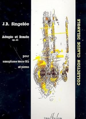 Bild des Verkufers fr Adagio et rondo op.63 poursaxophone tenor et piano zum Verkauf von AHA-BUCH GmbH