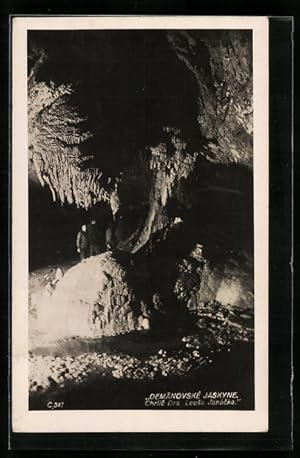 Ansichtskarte Demänovské Jaskyne, Chrlic Dra Leosa Janacka, Höhle