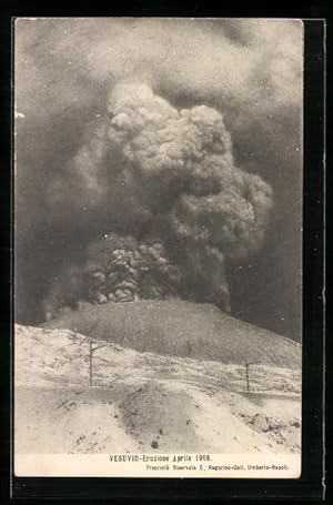 Ansichtskarte Vesuvio Eruzione Aprile 1906