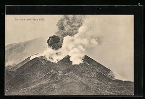Ansichtskarte Eruzione dell` Etna 1892