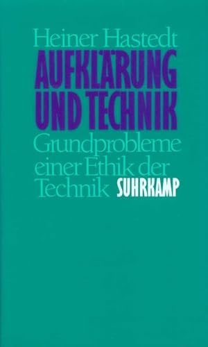 Seller image for Aufklrung und Technik Grundprobleme einer Ethik der Technik for sale by antiquariat rotschildt, Per Jendryschik