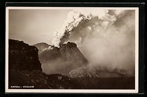 Ansichtskarte Vesuvio, rauchender Vulkan