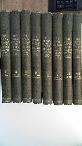Imagen del vendedor de The Imperial Dictionary of the English Language 8 Volumes (A-ZYT), A complete Encyclopaedic Lexicon, Literary, Scientific and Technological, a la venta por Antiquariat Maiwald