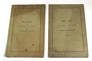 Harvard College Class of 1872 and Class of 1873 Secretary's Reports