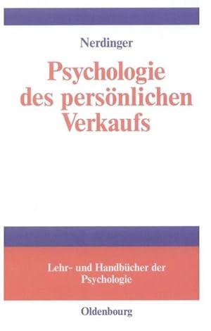 Seller image for Psychologie des persnlichen Verkaufs for sale by BuchWeltWeit Ludwig Meier e.K.