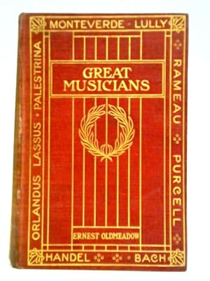Bild des Verkufers fr Great Musicians zum Verkauf von World of Rare Books
