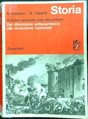 Bild des Verkufers fr Storia 2 Dal riformismo settecentesco alla rivoluzione nazionale zum Verkauf von Librodifaccia