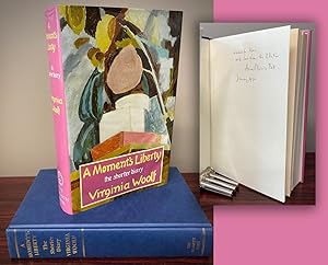 Seller image for A MOMENT'S LIBERTY. THE SHORTER DIARY. Signed and inscribed by Anne Olivier Bell the editor for sale by TBCL The Book Collector's Library