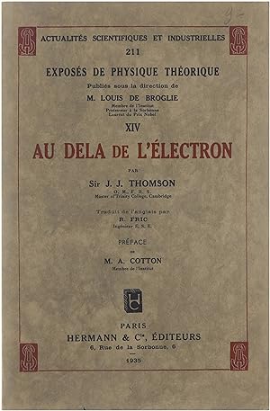 Seller image for Exposs de physique thorique: Au del de l'lectron for sale by Untje.com