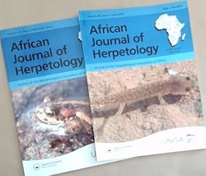 African Journal Of Herpetology: Journal of the Herpetological Association of Africa. Volume 65 Is...