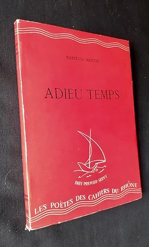 Seller image for Adieu temps. for sale by Le Livre  Venir