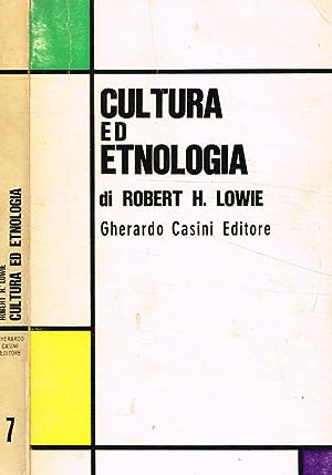 CULTURA ED ETNOLOGIA