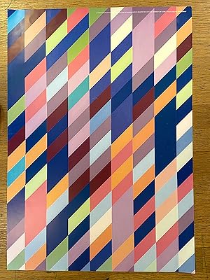 BRIDGET RILEY: NOVEMBER (DETAil 1990) - Original Offset , 84 x 50 cm OFFSET