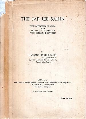 Seller image for The Jap Jee Sahib transliterated in Roman with an English translation for sale by Pendleburys - the bookshop in the hills