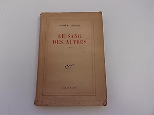 Seller image for LE SANG DES AUTRES for sale by occasion de lire
