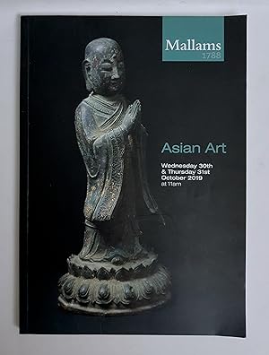 Image du vendeur pour Asian Art Wednesday 30th & Thursday 31st October 2019 [Auction Catalogue] mis en vente par tinyBook
