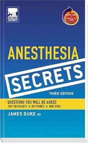 Seller image for Anesthesia Secrets: with STUDENT CONSULT Access for sale by Giant Giant